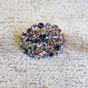 Vintage Austrian Crystal Brooch